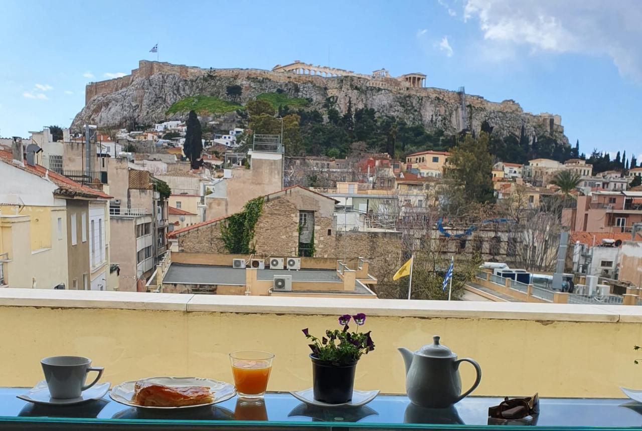 Prestige Penthouse - Breathtaking Parthenon Views In Plaka Apartment Athens Luaran gambar