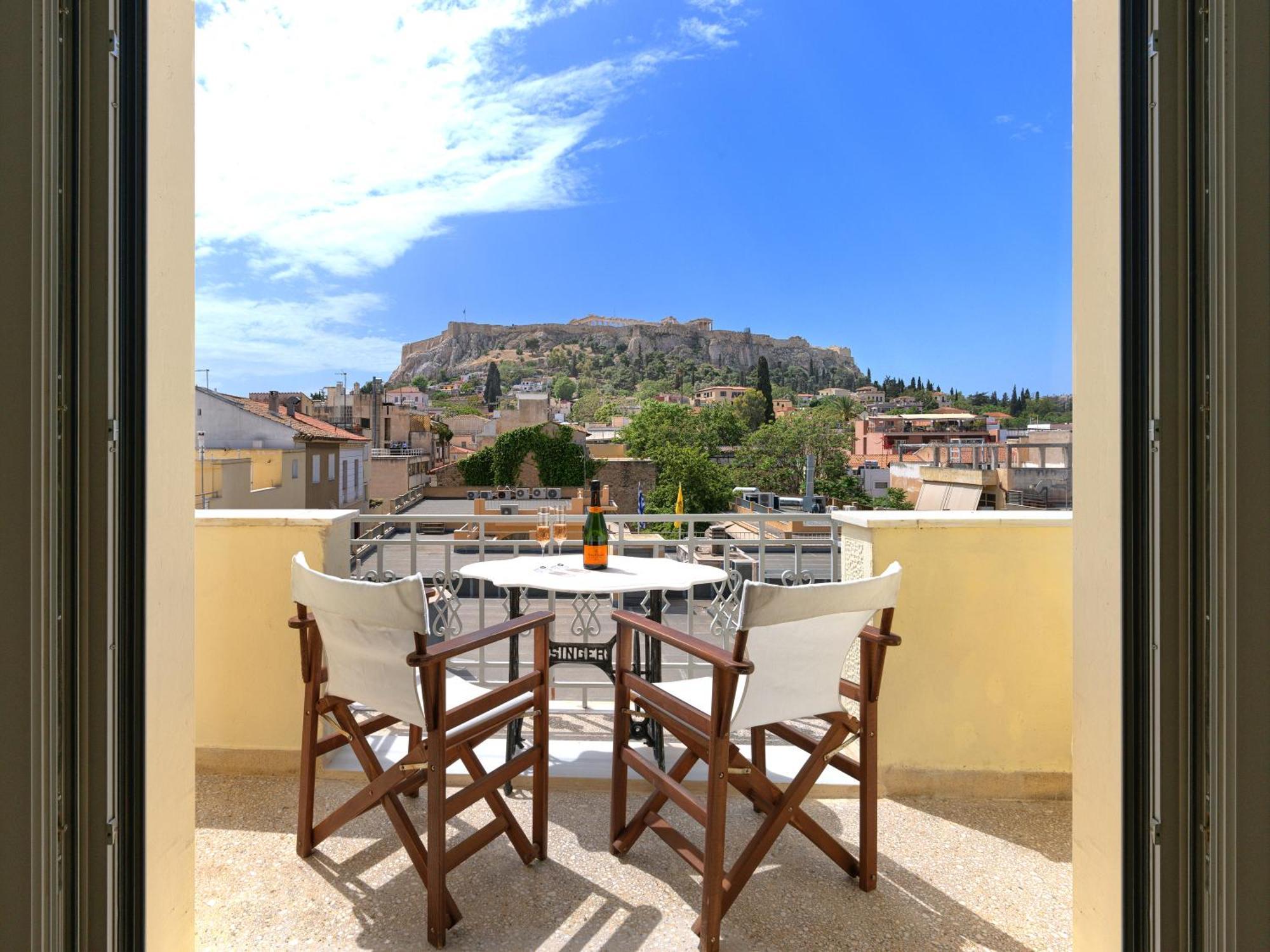 Prestige Penthouse - Breathtaking Parthenon Views In Plaka Apartment Athens Luaran gambar