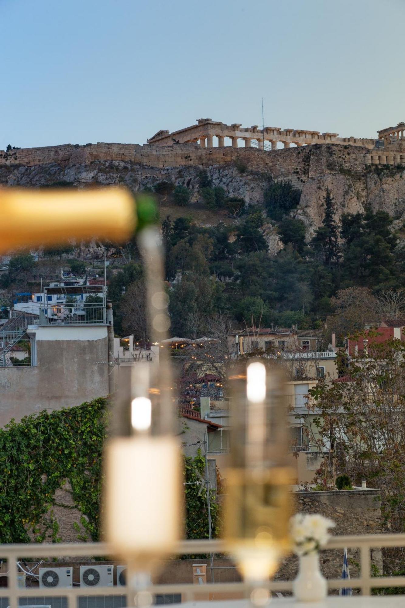 Prestige Penthouse - Breathtaking Parthenon Views In Plaka Apartment Athens Luaran gambar